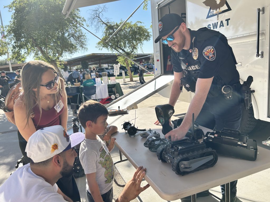 Chandler Police Department Pizza With Police 2025 Event