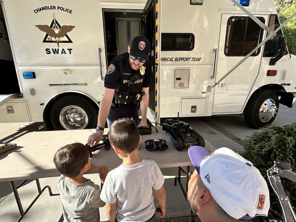 Chandler Police Department Pizza With Police 2025 Event